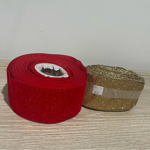 8 Mega Roll , Ribbon red, gold, silver - Picture 10 of 16